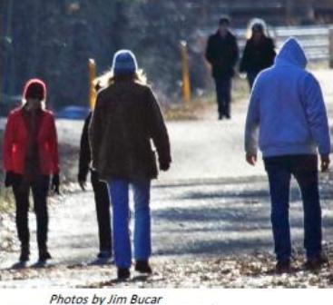 Happy people enjoying the Eastern Trail!