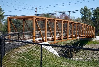 John R Andrews Eastern Trail Bridge in Saco
