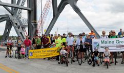 Memorial Bridge Reopening Panorama shot