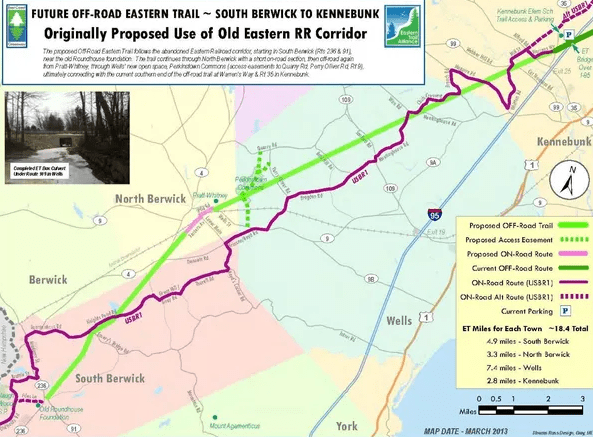 Area Map Kennebuck to N Berwick