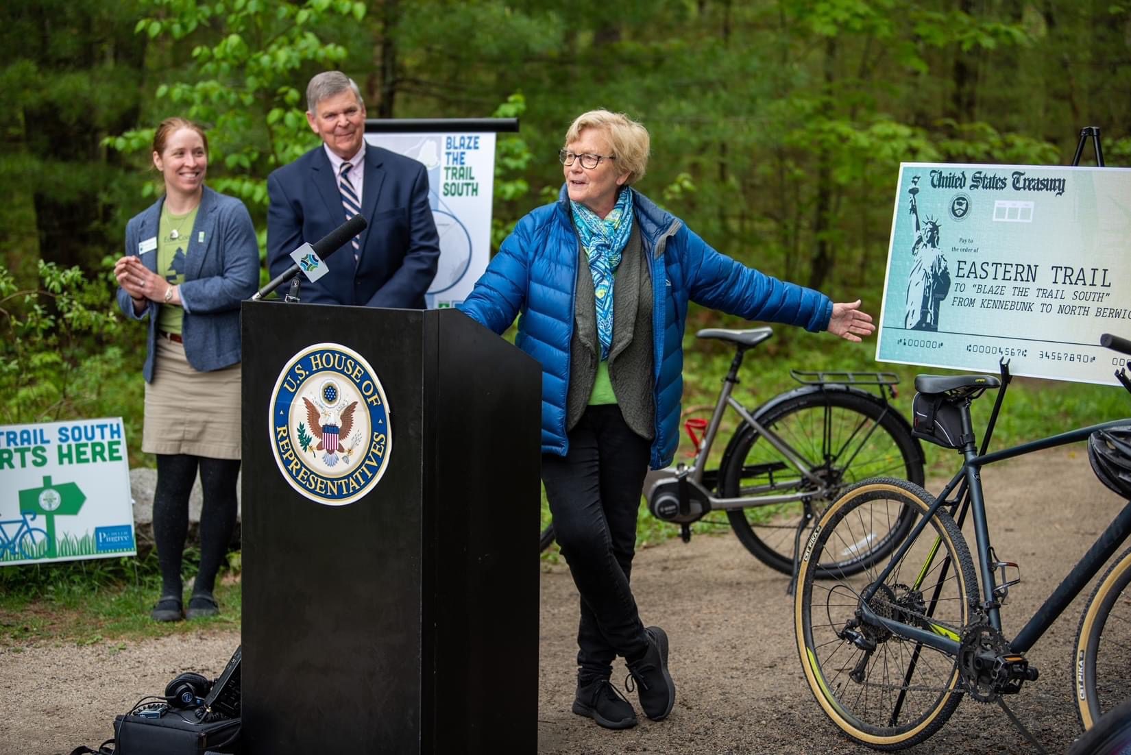 Rep. Pingree at Press Conference