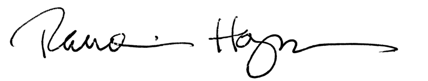Randi Hogan, ETA Board President signature