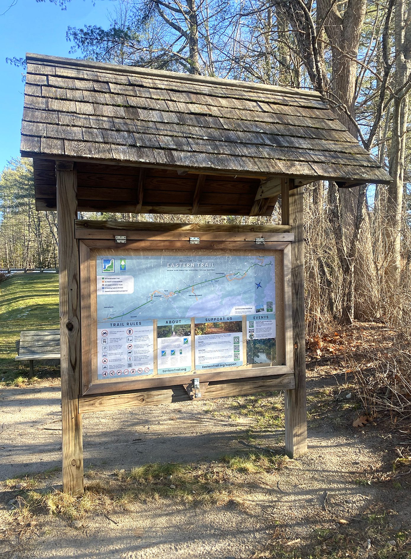 Eastern Trail Kiosk near Limerick Road
