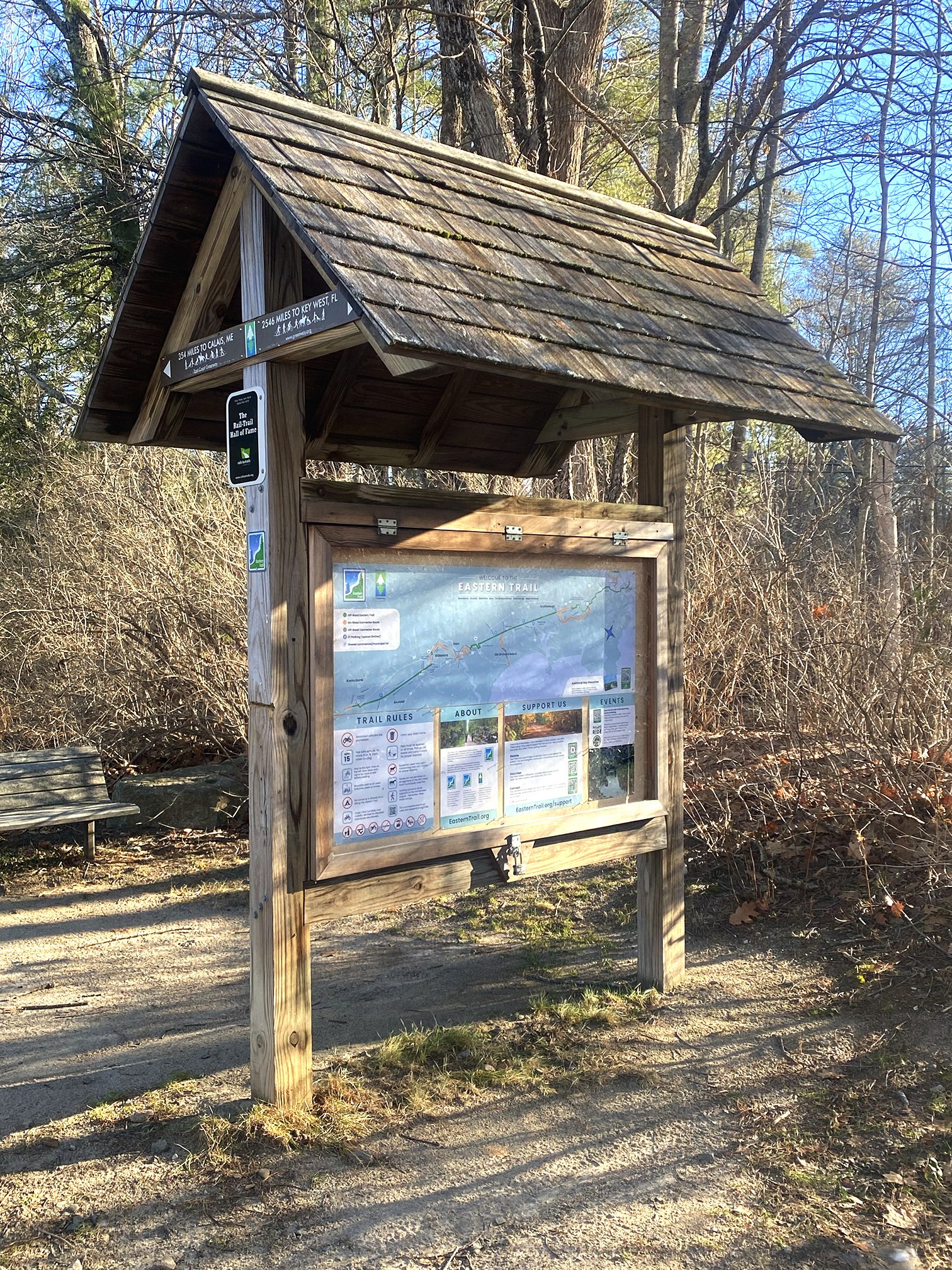 Eastern Trail Kiosk near Limerick Road