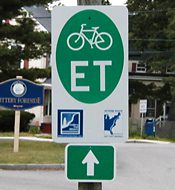 Eastern Trail Route Sign