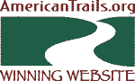 AmericanTrails.org Winning Website Badge